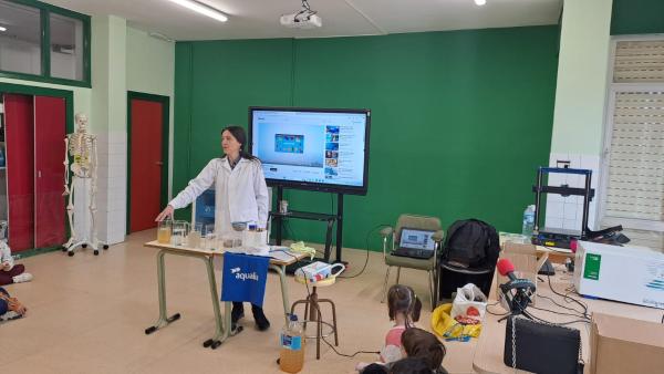 Charla sobre el Ciclo Integral del Agua en Calahorra para el día Mundial del Agua